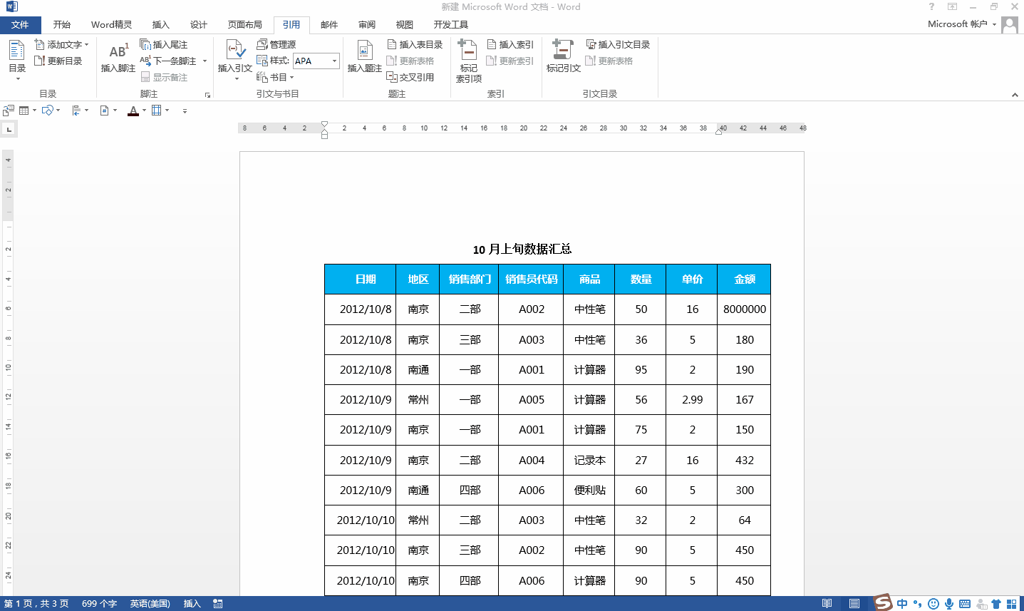 Word表格题注如何自动编号？举例说明运用自动编号添加题注非常给力
