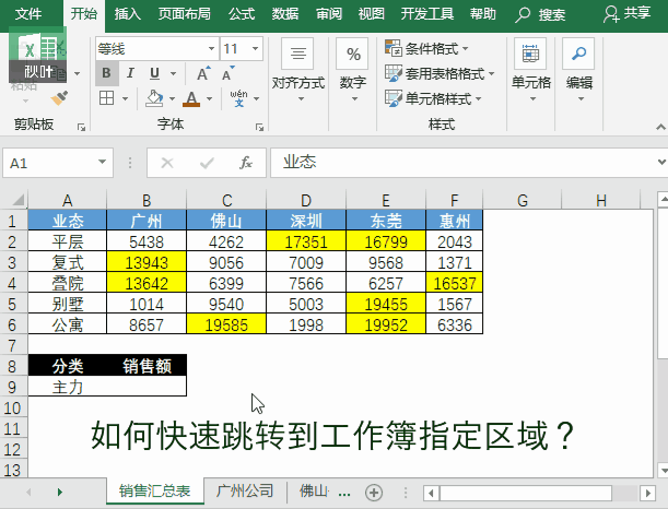 Excel自定义名称使用技巧，快速跳转/下拉列表/生成目录等统统轻松搞定