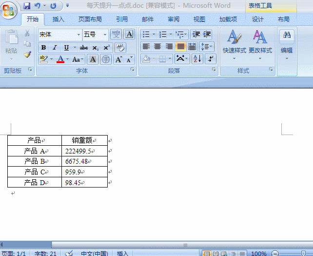 在Word表格中，如何实现小数点对齐？