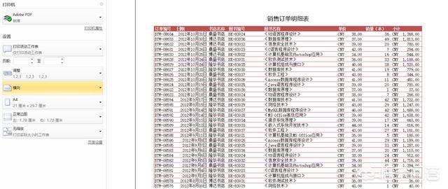 Excel表格页面太大时如何打印到一张纸上？