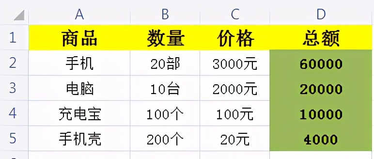 Excel中带不同单位的数如何计算数值呢？