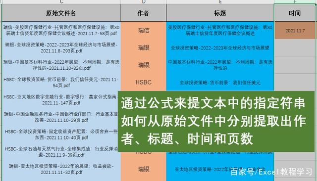 Excel表格中如何提取指定字符串，并查找返回最后一个特定字符的位置