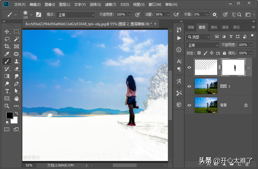 PS怎么制作下雪场景动态图（PS下雪场景的制作方法）