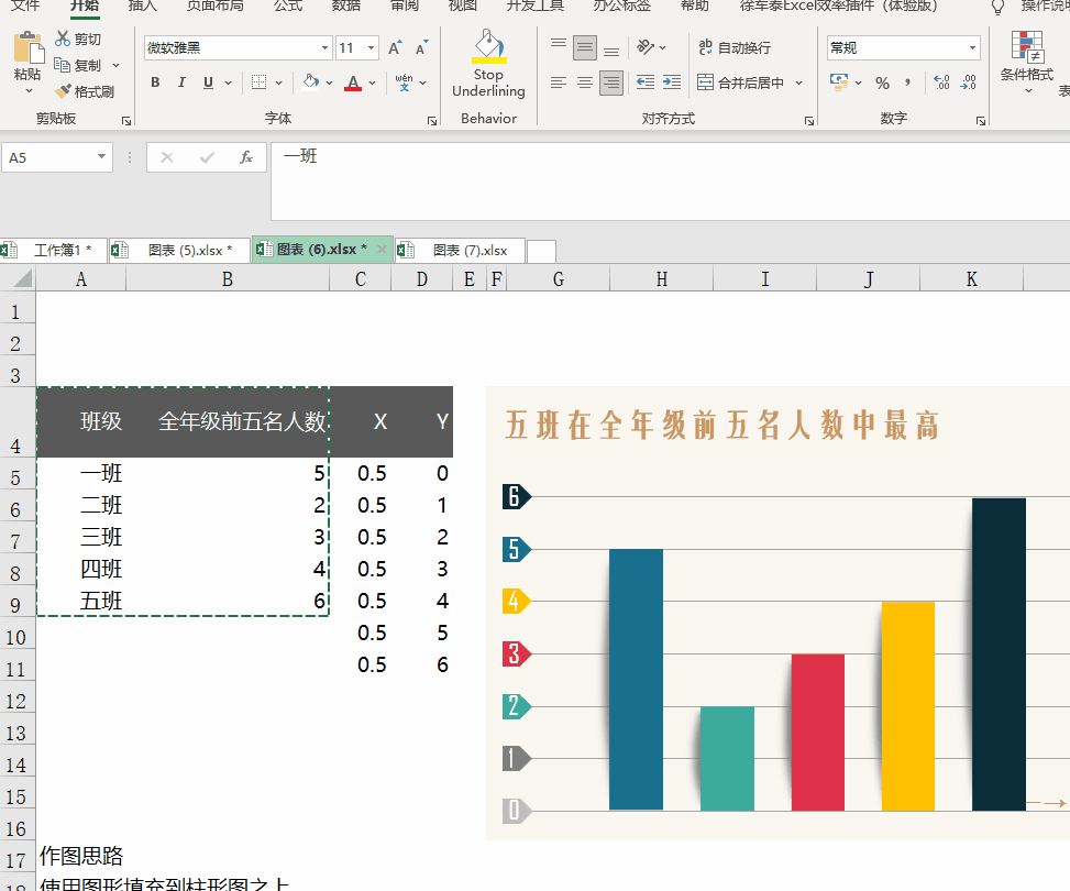 怎么在柱状图柱子底下加阴影，excel制作具有阴影立体感的柱形图