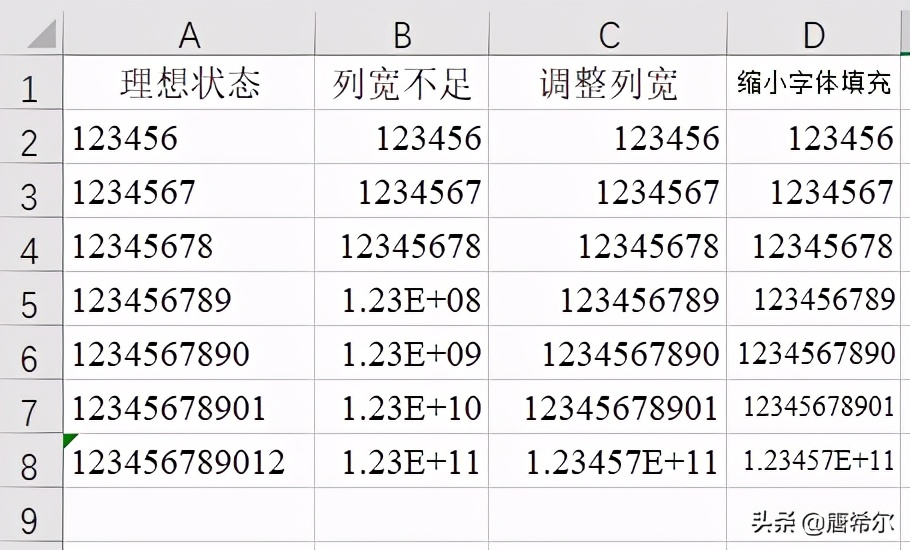 Excel或WPS输入身份证号码或银行账号无法正确显示，如何解决？