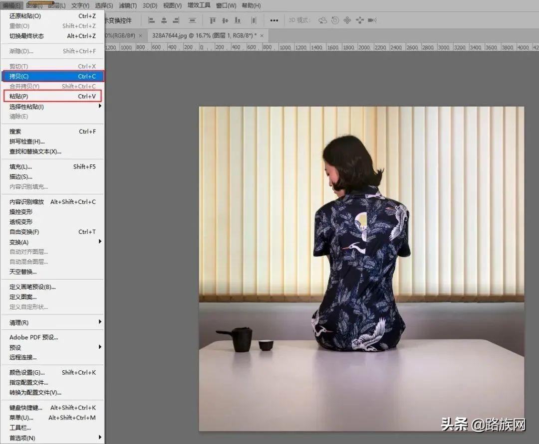 PS剪贴蒙版快速给模特换衣