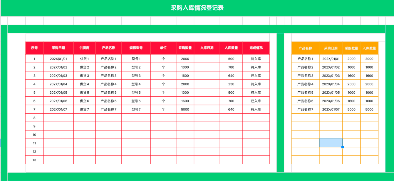 超实用!四款Excel采购清单模板免费下载推荐-天天办公网