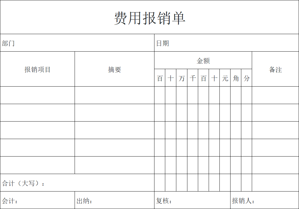报销效率低？试试这4款精选的报销单Excel模板！-天天办公网