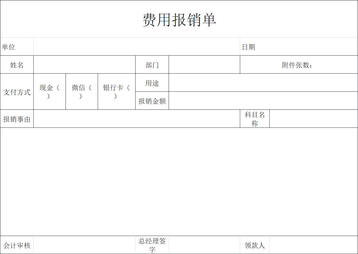 报销效率低？试试这4款精选的报销单Excel模板！-天天办公网