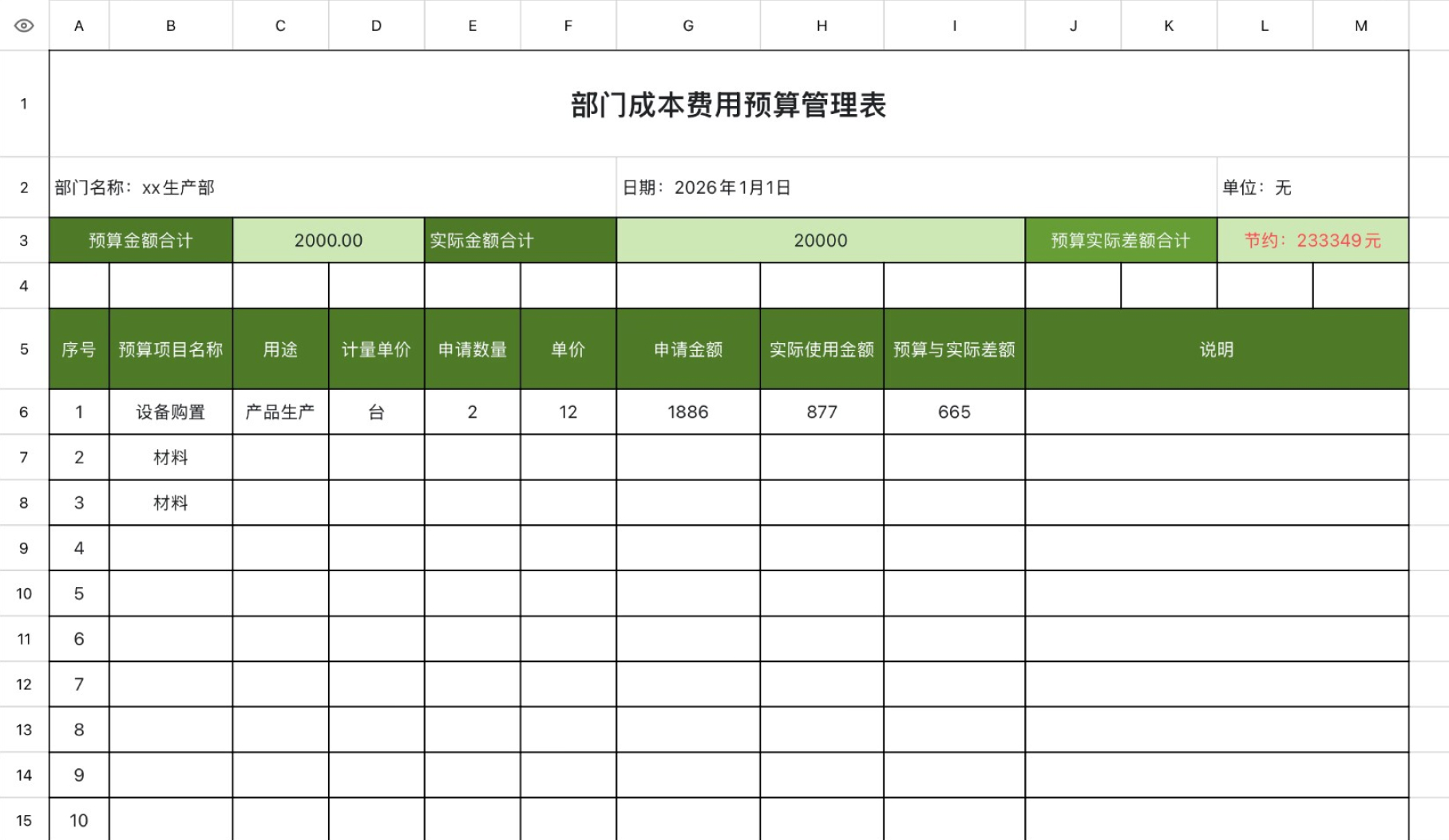 原来预算可以这么简单?这 5 个 Excel 模版让我疯狂摸鱼-天天办公网