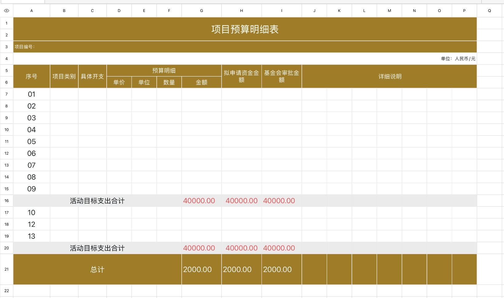 原来预算可以这么简单?这 5 个 Excel 模版让我疯狂摸鱼-天天办公网