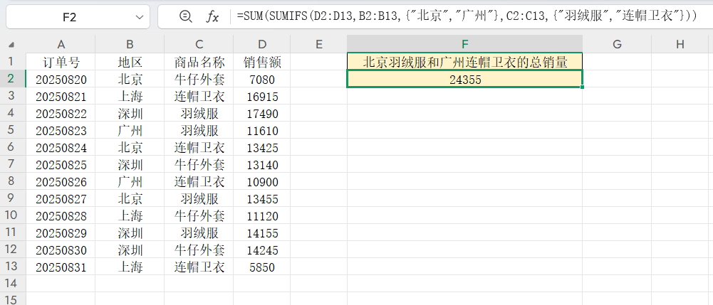 Excel多条件求和不难,利用SUMIFS函数轻松实现-天天办公网