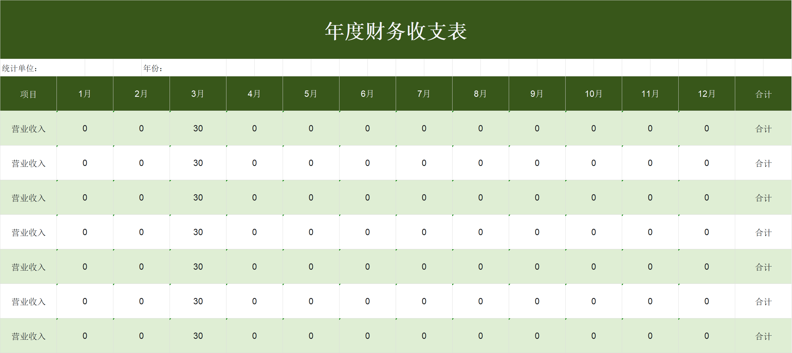分享4款超实用的财务收支Excel模板,年度统计/流水记账全搞定-天天办公网
