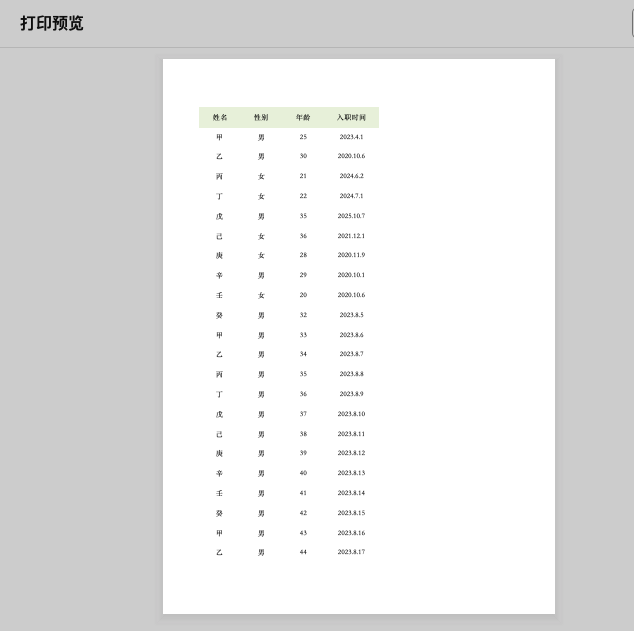 打印表格省时妙招！Excel每页重复显示标题行教程-天天办公网