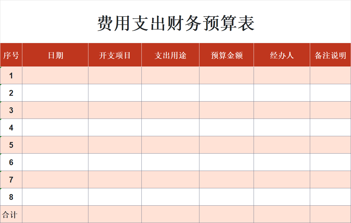 财务人收藏!精选4款费用预算模板,轻松搞定成本管控-天天办公网
