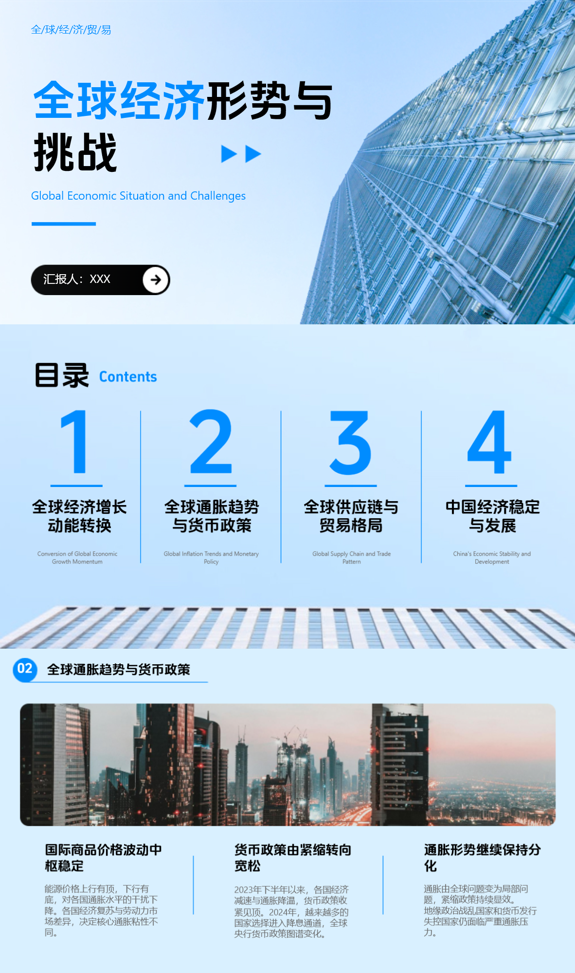 金融科技+经济分析PPT模板｜总结汇报/行业复盘/趋势研判全覆盖-天天办公网