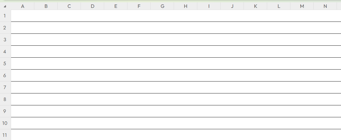 手把手教你用Excel做横线纸，打印下来直接就能用-天天办公网