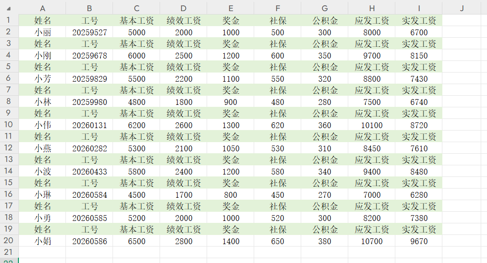 Excel工资表一键转换工资条，告别重复粘贴！-天天办公网