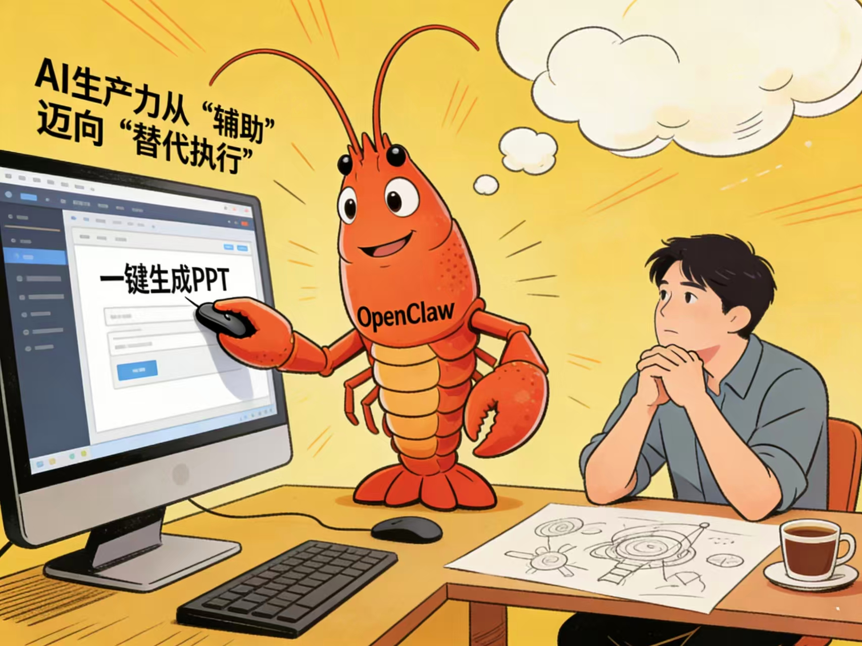 告别加班做PPT!OpenClaw这只“龙虾”,正在帮你自动做出完美PPT-天天办公网