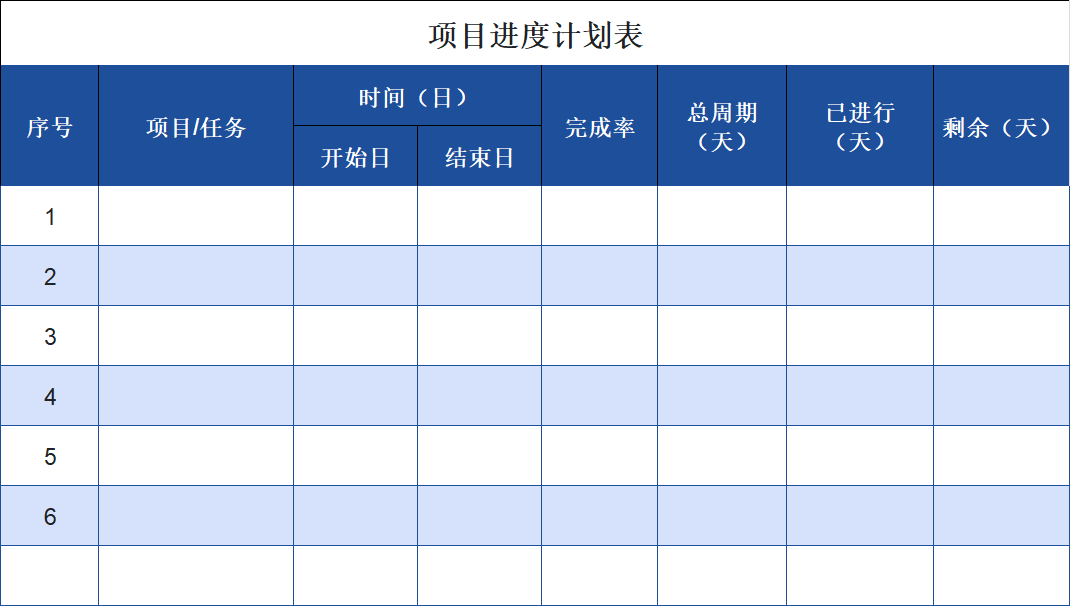 精选4款含甘特图的项目计划表模板，轻松管理项目进度-天天办公网