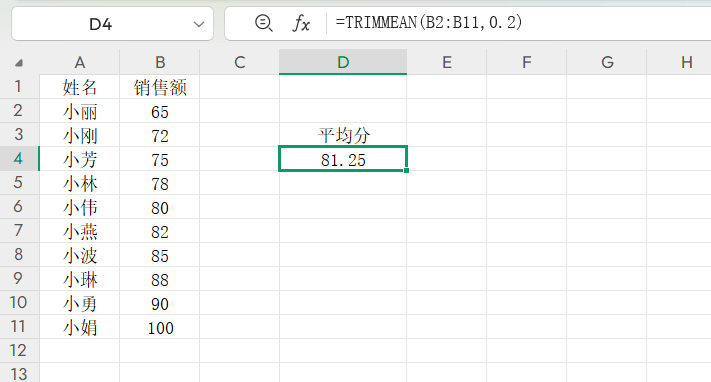 干货！Excel平均值函数一文讲清，6个平均值函数的使用方法-天天办公网