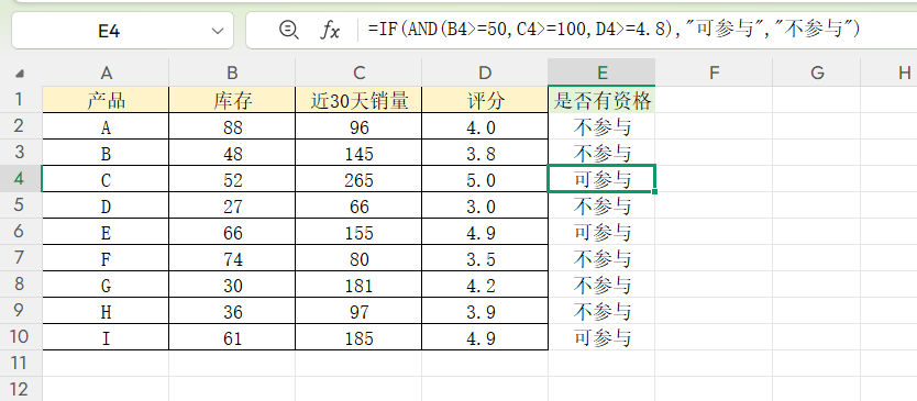 电商人必备：如何用Excel函数精准筛选符合条件的促销产品-天天办公网