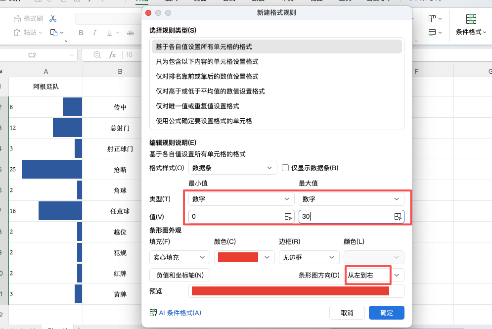 用Excel条件格式做一个世界杯对决图-天天办公网