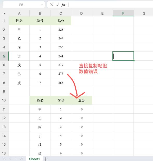 为什么公式粘贴会报错?Excel粘贴为数值了解一下-天天办公网