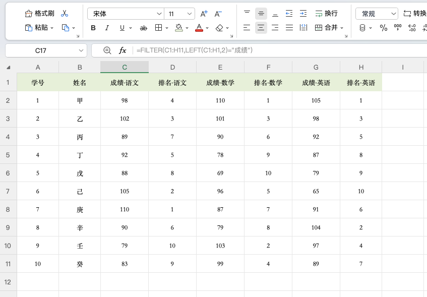 Excel隔列取数据怎么做？FILTER+LEFT组合轻松搞定-天天办公网